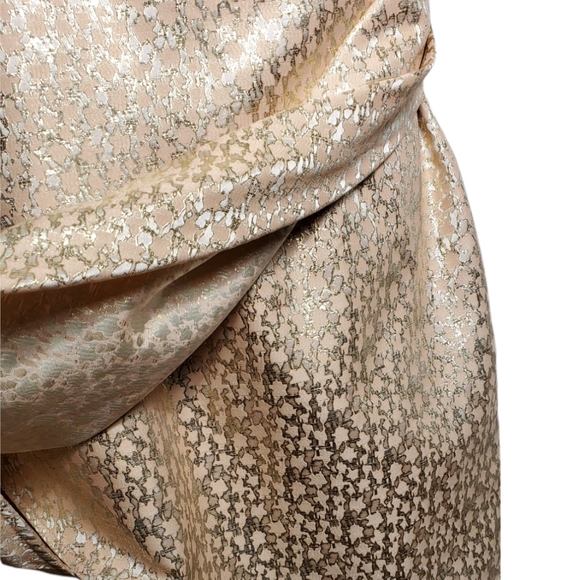 Zimmermann sleeveless pleated faux wrap formal dress size 3 - Picture 6 of 11